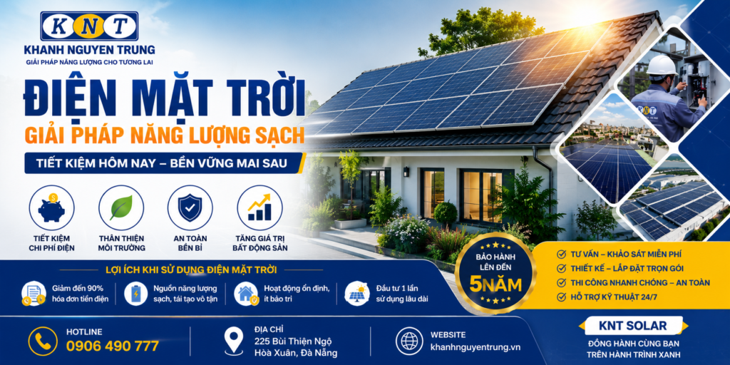 Thi công hệ thống điện năng lượng mặt trời